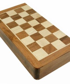 Jeu d'Échecs de voyage magnétique - Échiquier en bois & Pièces d'échecs en bois