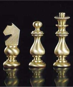 Jeu d'Echecs en Laiton "Little Français"