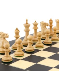 Jeu d'échecs Staunton en Bois de Buis et Ébène séries Highgrove