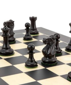 Jeu d'échecs Staunton en Bois de Buis et Ébène séries Highgrove