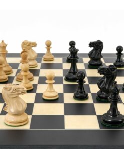 Jeu d'échecs Staunton en Bois de Buis et Ébène séries Highgrove