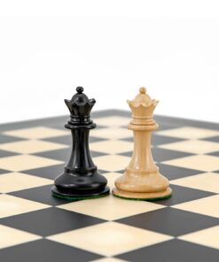 Jeu d'échecs Staunton en Bois de Buis et Ébène séries Highgrove