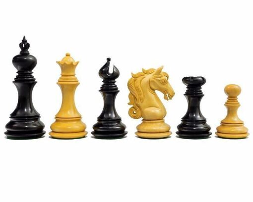 Jeu d'Echecs "Cavalerie" en Bois d'Ebène et Buis
