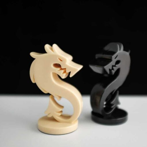 Jeu d'échec & Echiquier Dragon Chess - 2 x pièces expansion
